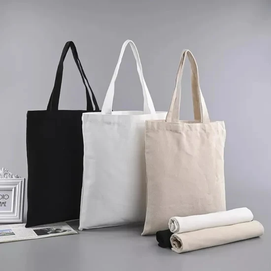 Карман внутри сумки через плечо двойного назначения с пользовательской печатью из хлопка и холста сумка-тоут